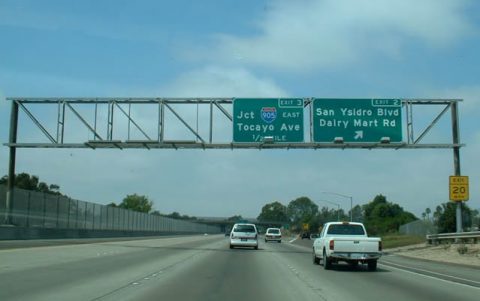 I-5 north at I-905 - San Diego, CA