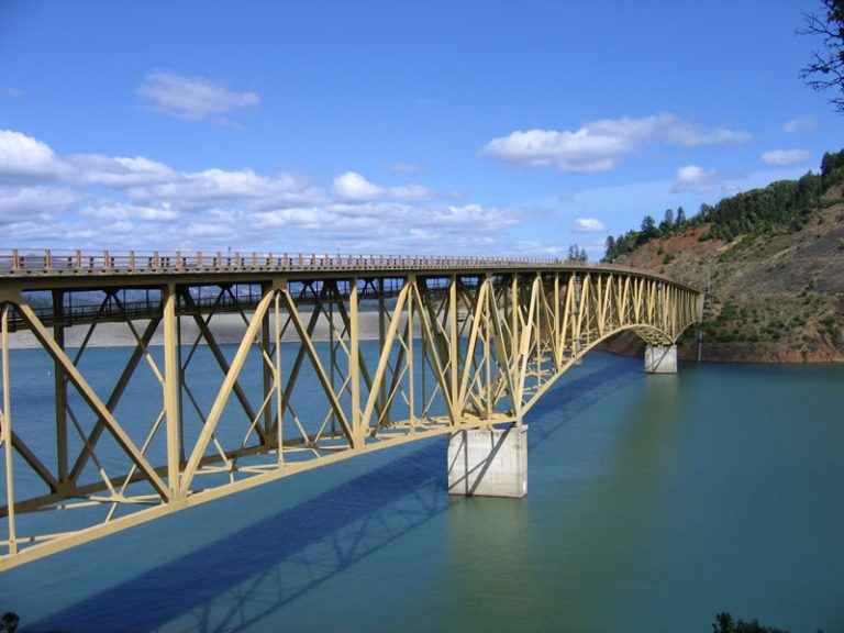 Rockpile Road bridge across Lake Sonoma