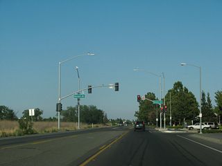 The first signalized intersection in Davis along eastbound Yolo County Route E-6 (Covell Boulevard) is with Denali Drive south.