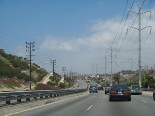 La Cienega Boulevard skirts the western edge of the Baldwin Hills, which have been tapped for oil and gas for decades.
