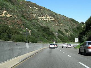 Crenshaw Boulevard north after Silver Spur Road.