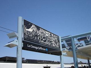 La Cienega-Jefferson station along the Expo Line.