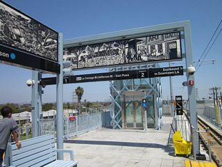 La Cienega-Jefferson station along the Expo Line.