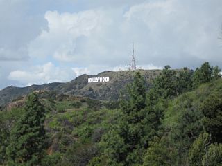 Located on Mt. Lee, viewing the Hollywood sign from Griffith Park.