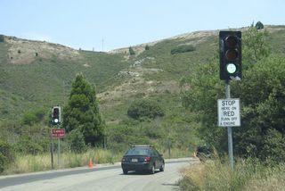 A single-lane tunnel carries Bunker Road from the Rodeo Valley to U.S. 101.