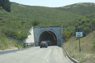 Built in 1918, this tunnel is known as Baker-Berry Tunnel but also known as the Bunker Road Tunnel or the Five Minute Tunnel.