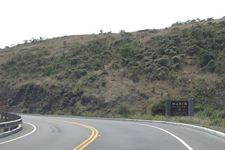 The Marin Headlands are a unit of Golden Gate National Recreation Area, which includes multiple units scattered throughout Marin County and San Francisco, including coastal areas near Stinson Beach in Marin County and Ocean Beach in San Francisco.