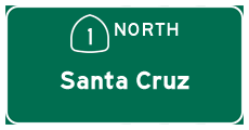 Continue north to Santa Cruz
