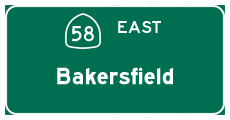 Continue east to McKittrick, Bakersfield