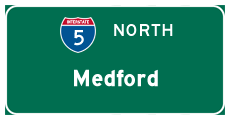 Continue north to Medford