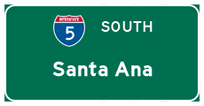 Continue south to Anaheim