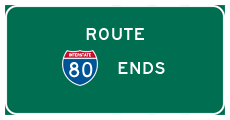 Interstate 80 Ends