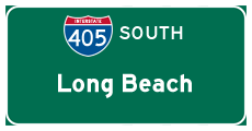 Continue south on I-405 to Long Beach