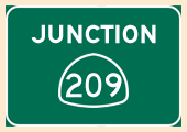 Continue to California 209