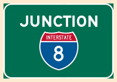 Continue to Interstate 8