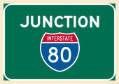 Continue to Interstate 80