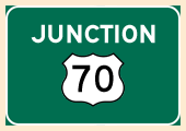 Switch over to Historic U.S. 70