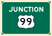 Switch over to Historic U.S. 99