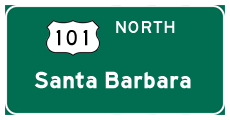 Continue north to Santa Barbara