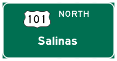 Continue north to Salinas