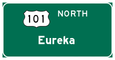 Continue north to Eureka