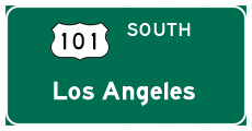 Continue south to Los Angeles