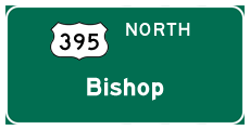 Continue south on U.S. 395 to Bishop