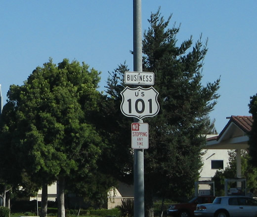 California @ AARoads - U.S. Highway 101 - Business Routes