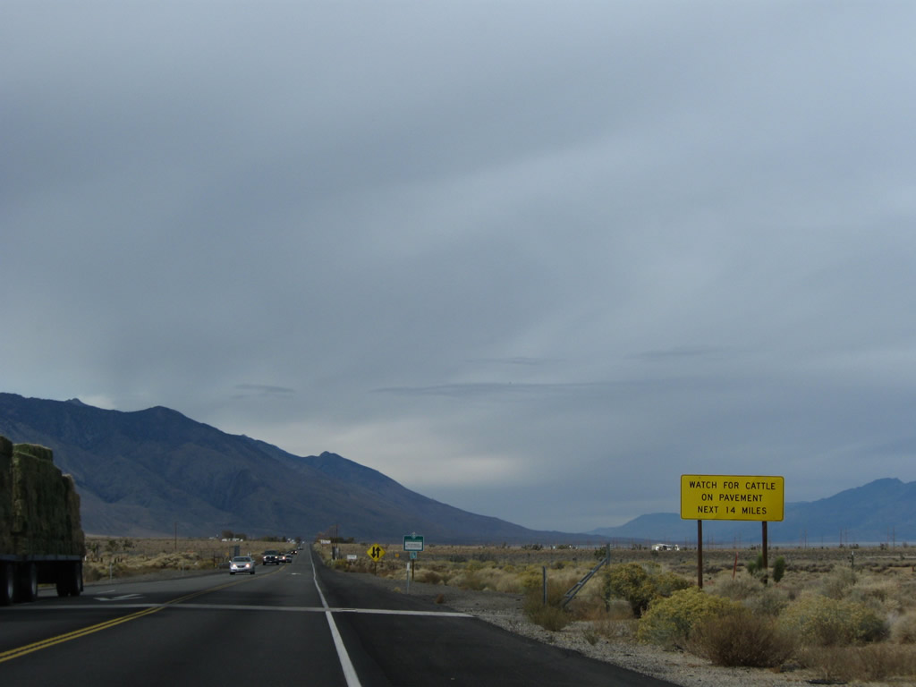 California Aaroads U S 395 North Inyo County 1