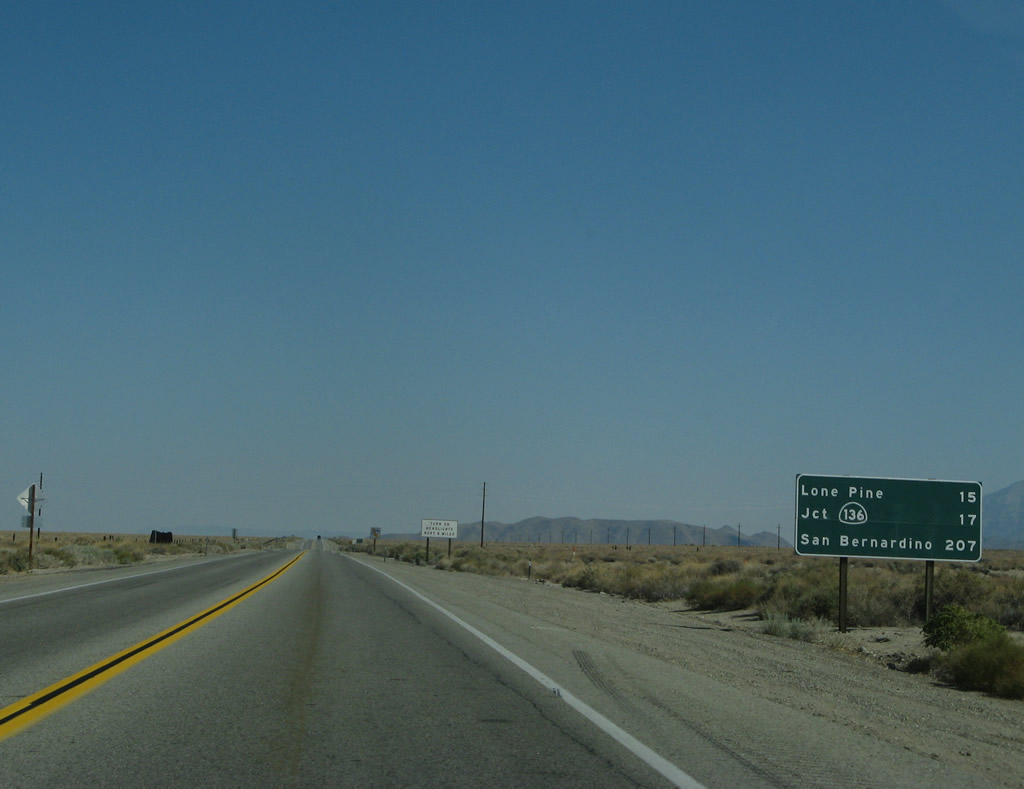 California Aaroads U S 395 South Inyo County 2