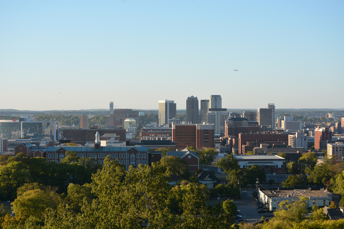 Birmingham Skyline from Vulcan Park