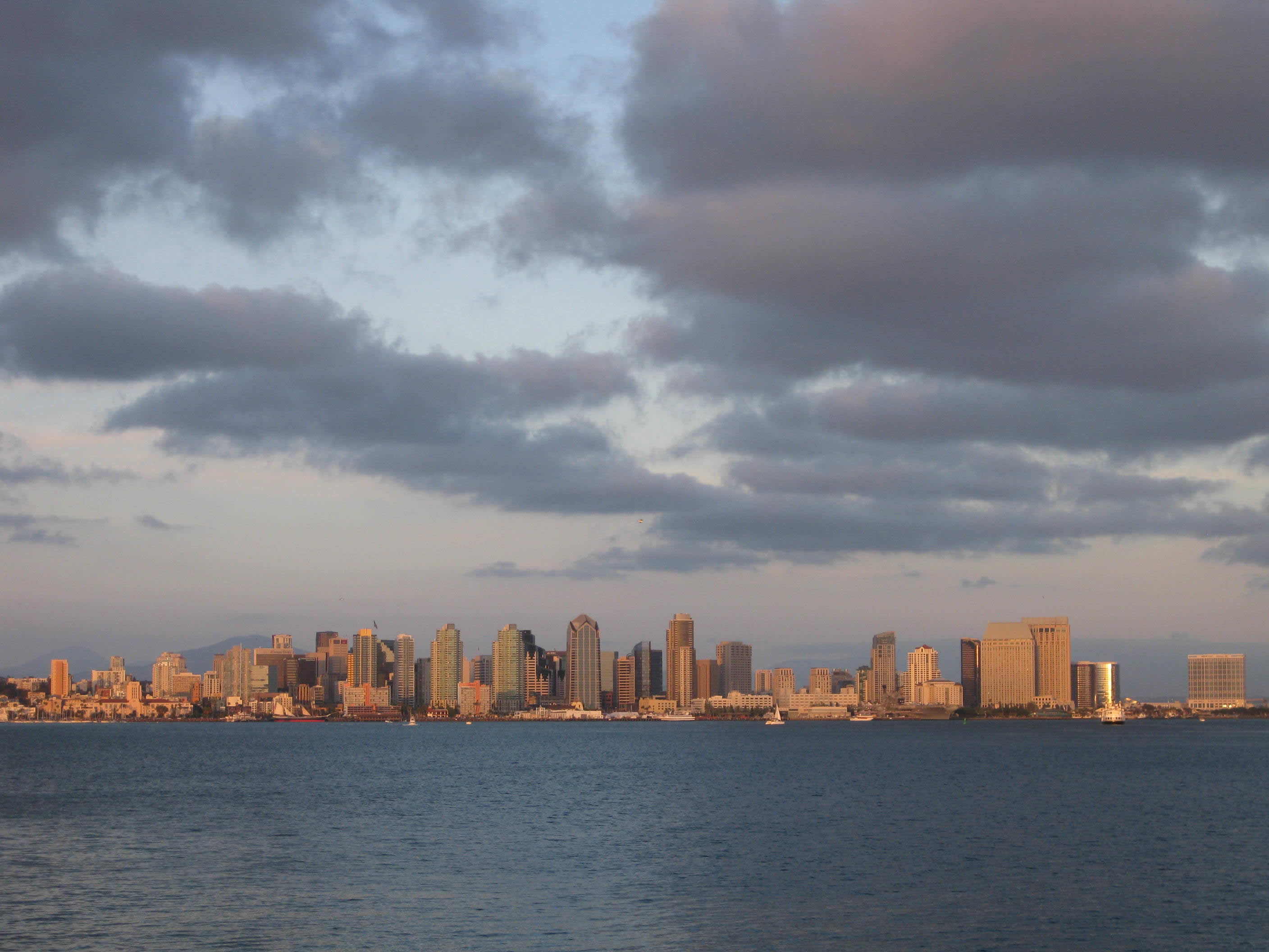 Downtown San Diego from Harbor Island