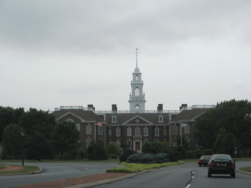 MLK Boulevard west at Delaware Legislative Hall