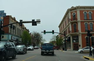 Commercial Street north to Arizona Avenue is part of the historical route for U.S. 85 through Trinidad. U.S. 85 also followed Main Street west to Santa Fe Trail south.