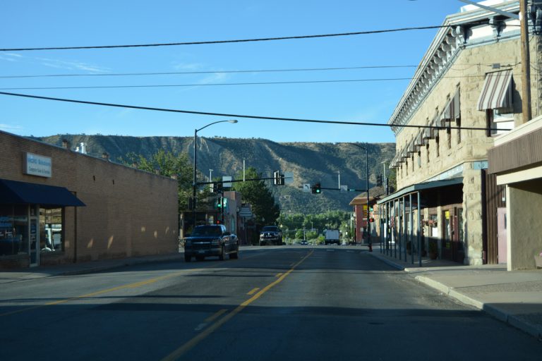 Railroad Avenue in Downtown Rifle, Colorado