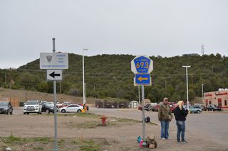 Business Loop I-25 follows County Road 69.3 (Santa Fe Trail) north from the exchange along Interstate 25 at Exit 11.