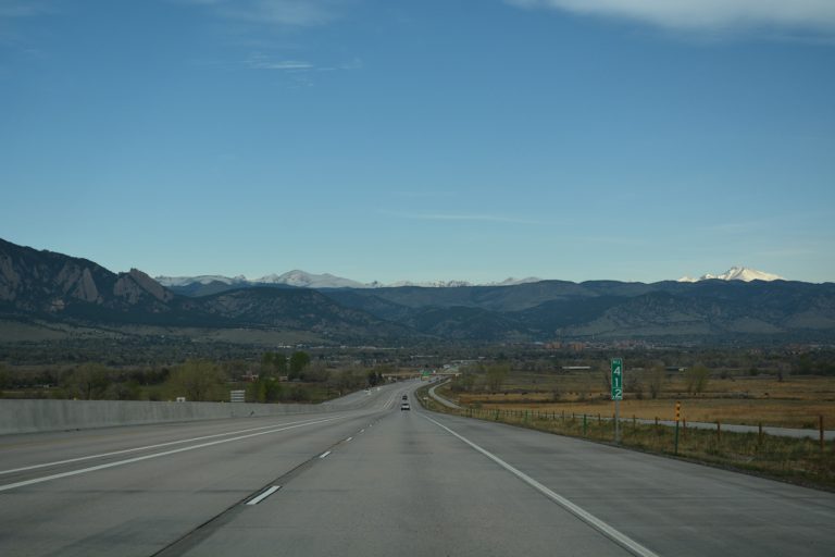 U.S. 36/Denver-Boulder Turnpike west at Davidson Mesa