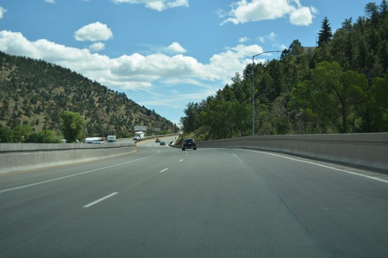 Interstate 70 at Idaho Springs, Colorado