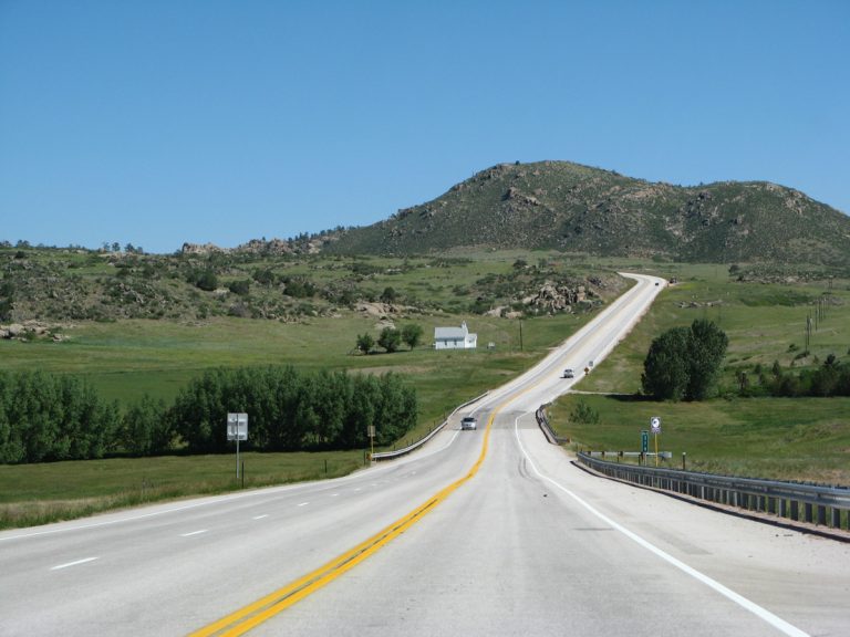 US 287 north at Deadman Creek - Larimer County, CO
