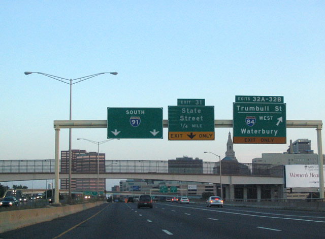 Interstate 91 South - Hartford Vicinity - AARoads - Connecticut