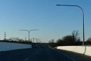 Lewis Rehoboth Canal connects Rehoboth Bay to the south with Delaware Bay at Lewes to the north.