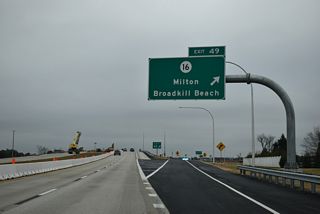 Summer 2022 to Summer 2026 construction replaced the intersection at SR 16 with a diamond interchange. Traffic on SR 1 southbound shifted to a newly constructed overpass above SR 16 in April 2025. The northbound overpass opened on April 14, 2026.