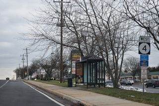 Leading west from Harmony Road, SR 4 passes south of the Harmony Woods community to Ogletown.