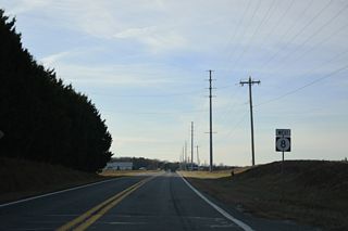 SR 8 runs along the Dover city line from Long Point Road (Rd 341) and the parallel Little River west to SR 1.
