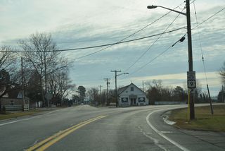 U.S. 9 Truck (Bedford Street) turned southwest at Zoar Road. Zoar Road parallels U.S. 113 south initially before turning east to Morris Mill and SR 30 at Zoar.