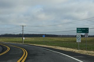 The town of Little Creek is four miles to the north on SR 9 followed by the town of Leipsic in 11 miles.
