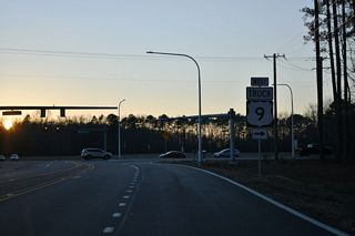 U.S. 9 Truck combines with U.S. 113 (Dupont Boulevard) north 0.9 miles back to U.S. 9 (W Market Street).