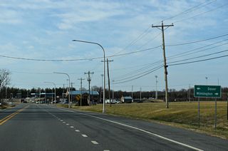 U.S. 13 travels north from Port Penn Road (Rd 2) to St. Georges and south to Boyds Corner.