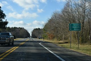 SR 14 (Vernon Road) west at Andrewville Road (Rd 304) south and Drapers Corners Road (Rd 298) north.