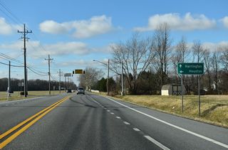 Broad Street (Rd 37) connects SR 14 with Front Street in the town of Houston, 0.83 miles to the south.